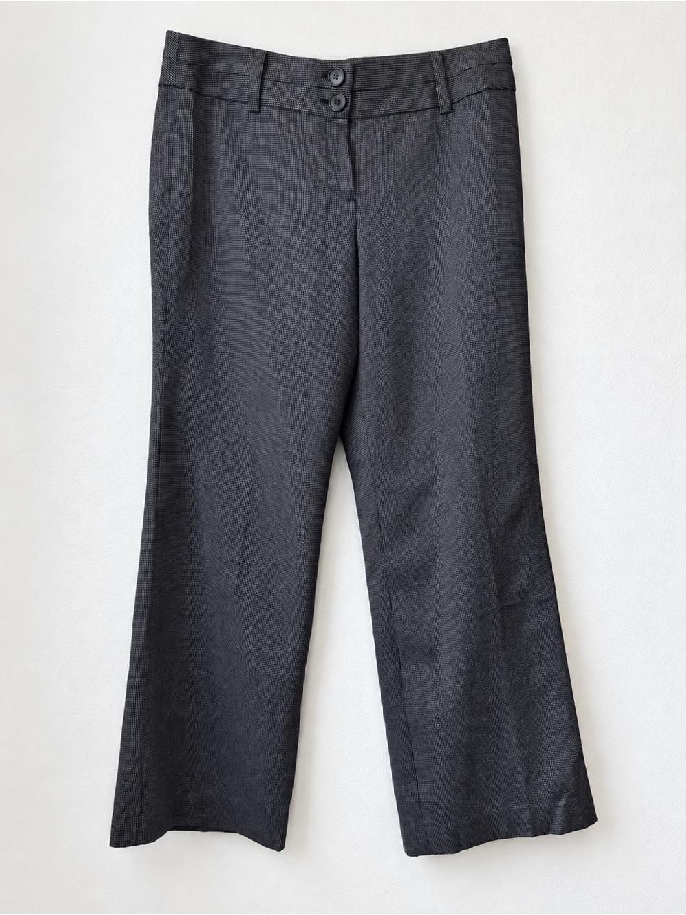 Ann Taylor Petites Signature Fit 14P Black White Trousers NWT Deadstock